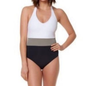 Bleu Rod Beattie Colorblocked One-Piece Swimsuit 6